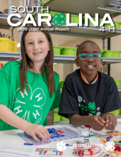 South Carolina 4H Annual Report Cover