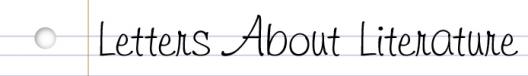 letters about literature logo