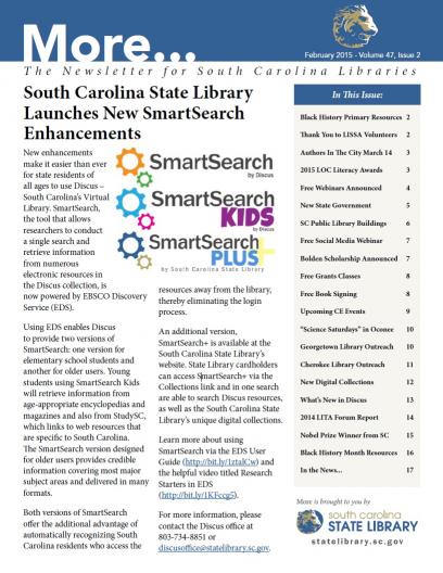 More newsletter cover
