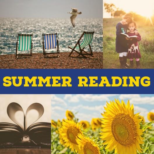 summer reading collage