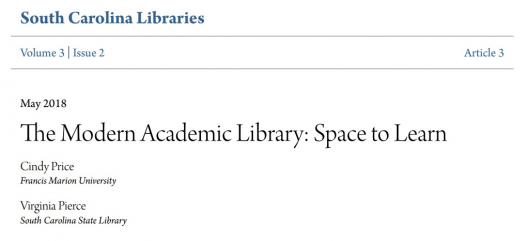 The Modern Academic Library: Space to Learn