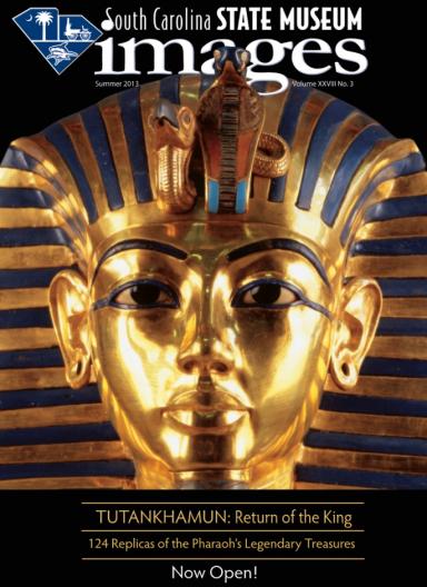 state museum images magazine cover showing king tut